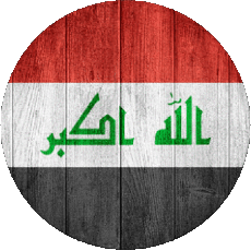 Flags Asia Iraq Round 