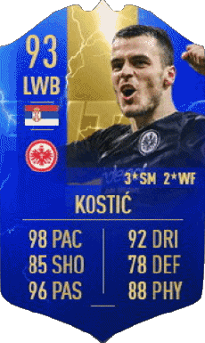 Multi Media Video Games F I F A - Card Players Serbia Filip Kostic 