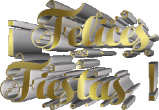 Messages Espagnol Felices Fiestas Serie 04 