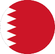 Fahnen Asien Bahrain Runde 
