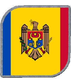Drapeaux Europe Moldavie Carré 