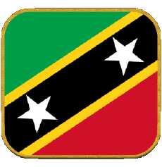 Fahnen Amerika St. Kitts und Nevis Platz 2 