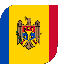 Bandiere Europa Moldova Quadrato 
