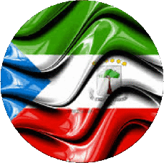 Bandiere Africa Guinea Equatoriale Tondo 