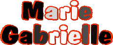 Prénoms FEMININ - France M Composé Marie Gabrielle 