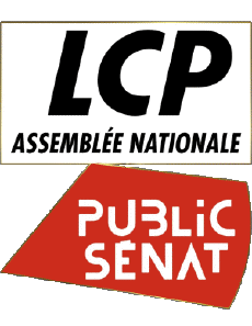 Multimedia Kanäle - TV Frankreich L.C.P-Public Sénat Logo 