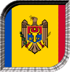 Drapeaux Europe Moldavie Carré 