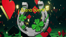 Messages Espagnol Buena Suerte Fond Animé 003 