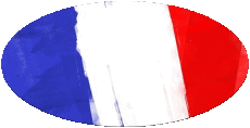 Fahnen Europa Frankreich National Oval 