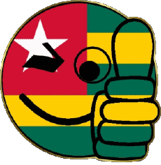 Drapeaux Afrique Togo Smiley - OK 