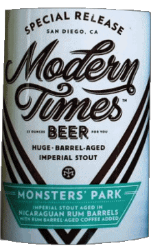 Monsters&#039; park-Getränke Bier USA Modern Times 