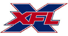 Sport Amerikanischer Fußball U.S.A - X F L Logo 