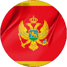 Flags Europe Montenegro Round 