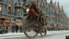 Humor - Fun A.I Mezcla Epic Steampunk Vehicule 