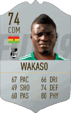 Multi Média Jeux Vidéo F I F A - Joueurs Cartes Ghana Alhassan Wakaso 