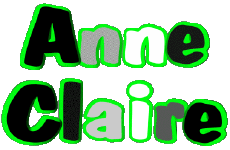 Nome FEMMINILE - Francia A Composto Anne Claire 