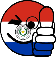 Bandiere America Paraguay Faccina - OK 
