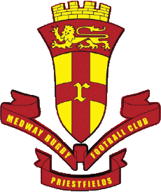 Sport Rugby-Club-Welt - Logo England M Medway RFC 