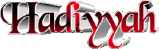 Nombre FEMENINO - Magreb Musulmán H Hadiyyah 
