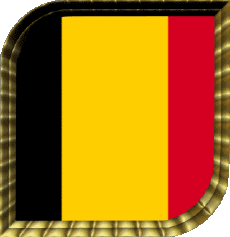 Flags Europe Belgium Square 
