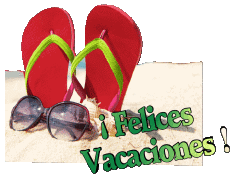 Messages Spanish Felices Vacaciones Transparent Background 08 