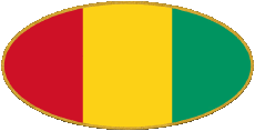 Flags Africa Guinea Oval 01 