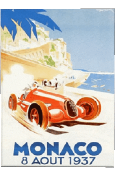 Humor -  Fun Retro Posters - Places Monte Carlo 