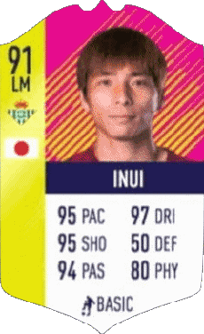 Multimedia Videospiele F I F A - Karten Spieler Japan Takashi Inui 