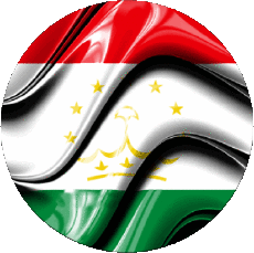 Fahnen Asien Tadschikistan Runde 