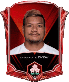 Sports Rugby - Joueurs Japon Lomano Lemeki 