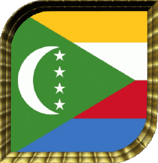 Flags Africa Comoros Square 