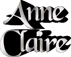 Vorname WEIBLICH - Frankreich A Zusammengesetzter Anne Claire 