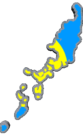 Drapeaux Océanie Palaos carte 