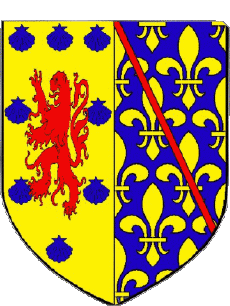 Blasone-Bandiere Francia Dipartimenti - Città 03 BOURBON L ARCHAMBAULT 