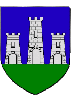 Blasón-Banderas Francia Departamentos - Ciudades 09 LEZAT SUR LEZE Blasón