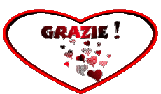 Messages Italian Grazie Heart 