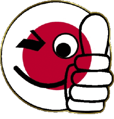 Flags Asia Japan Smiley - OK 