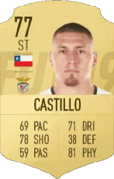 Multimedia Videospiele F I F A - Karten Spieler Chile Nicolás Castillo 