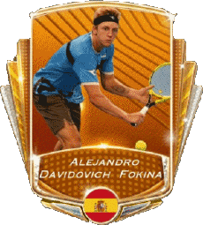 Sportivo Tennis - Giocatori Spagna Alejandro Davidovich Fokina 