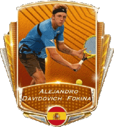 Sports Tennis - Joueurs Espagne Alejandro Davidovich Fokina 