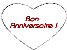 Messagi Francese Bon Anniversaire Coeur 001 