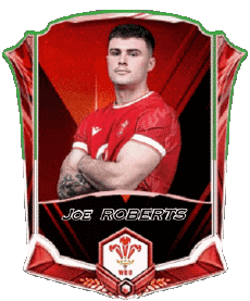 Sport Rugby - Spieler Wales Team 2025 Joe ROBERTS 