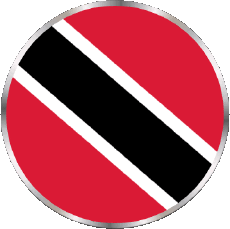Drapeaux Amériques Trinité et Tobago Rond 
