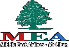 Transporte Aviones - Aerolínea Medio Oriente Líbano Middle East Airlines 