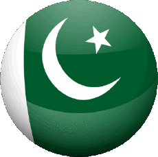 Bandiere Asia Pakistan Tondo 