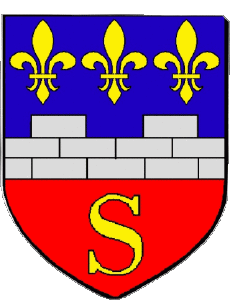 Fahnen Frankreich Abteilungen - Städte 49 SAUMUR 