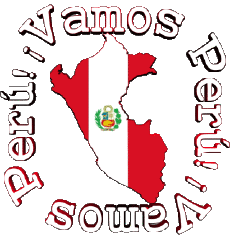 Messagi Spagnolo Vamos Perú Bandera 