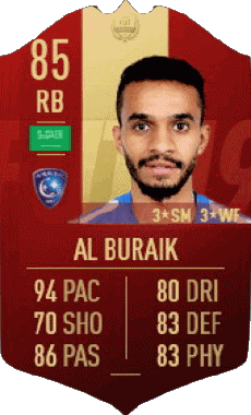 Multimedia Videogiochi F I F A - Giocatori carte Arabia Saudita Mohammed Al Buraik 