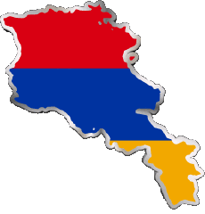 Banderas Asia Armenia Diverso 