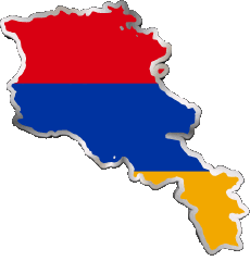 Fahnen Asien Armenien Verschiedene 